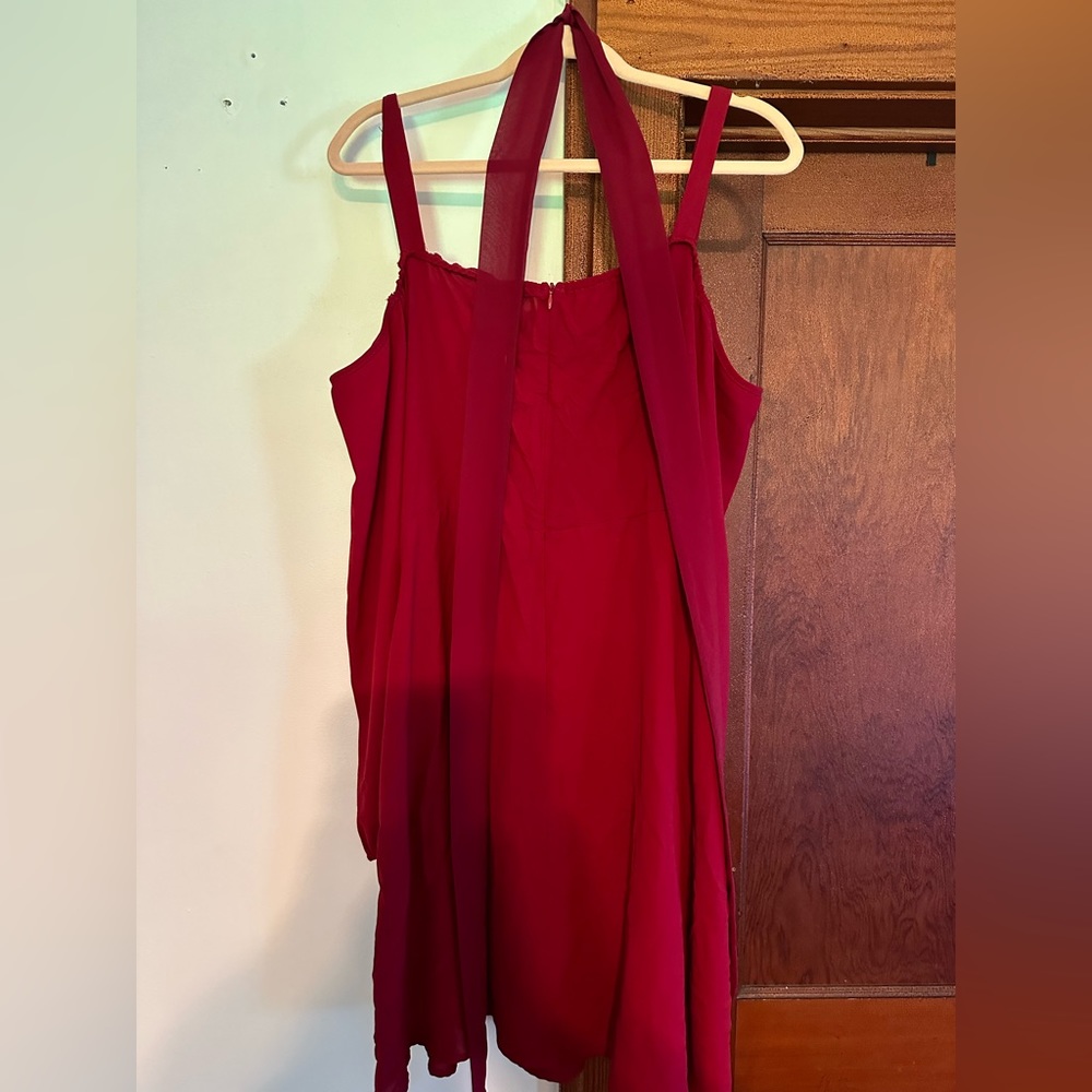 SHEIN curve strap shoulder dress